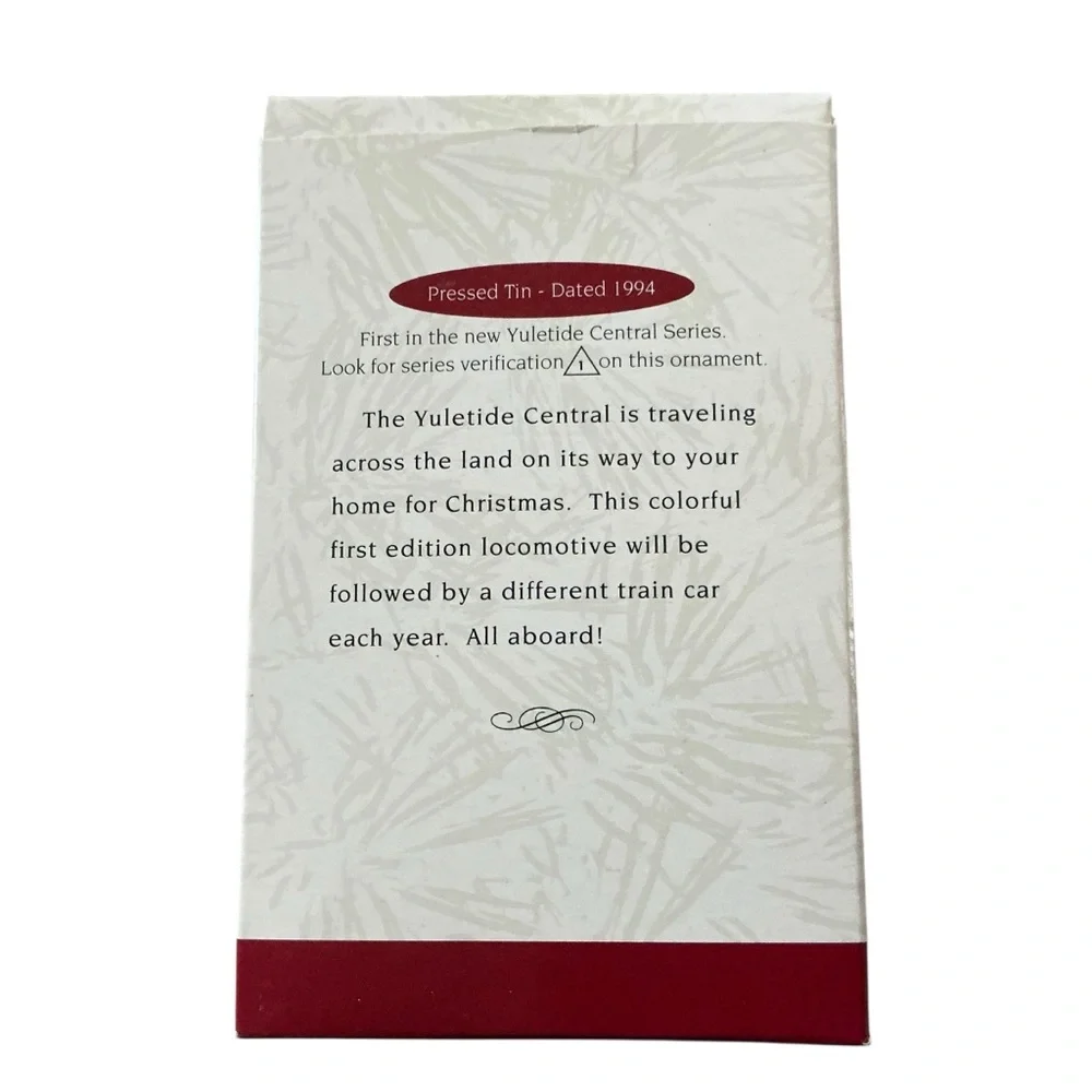 Hallmark 1994 vintage Yuletide Central Train Ornament